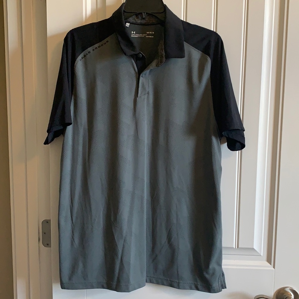 Under Armour polo shirt. Breathable material. Never worn.